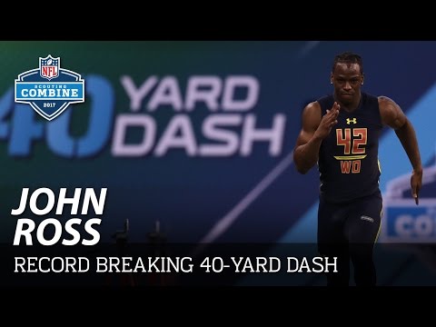 John Ross sets NFL combine record in 40-yard dash | Watch Highlights [VIDEO]