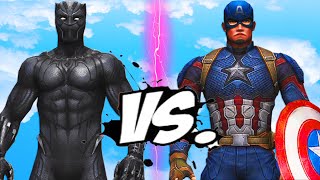 BLACK PANTHER VS CAPTAIN AMERICA - EPIC SUPERHEROES BATTLE