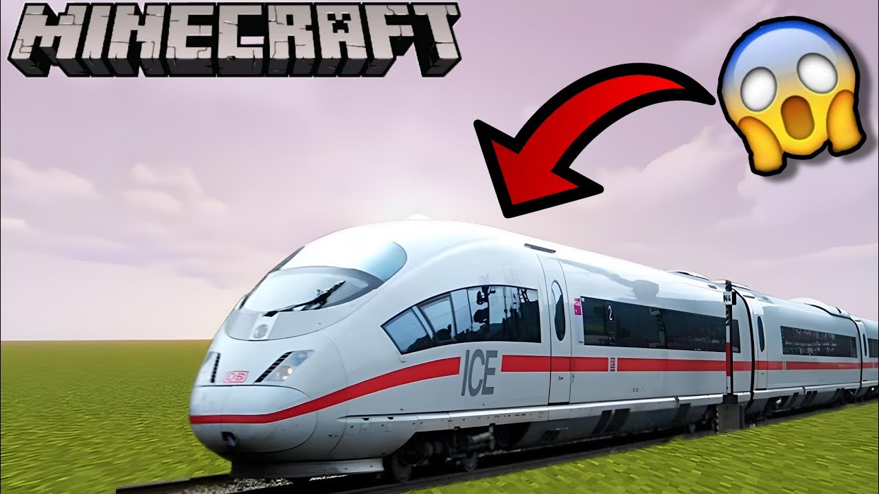 Real Train Minecraft REAL TRAINS IN MINECRAFT!!🤯 - YouTube