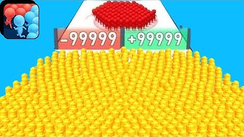 Satisfying Mobile Games, Count Masters-Beet Plaing 99999 Tiktok Video Free Gameplay Walkthrough.