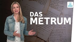 So bestimmst Du das Metrum im Gedicht I musstewissen Deutsch