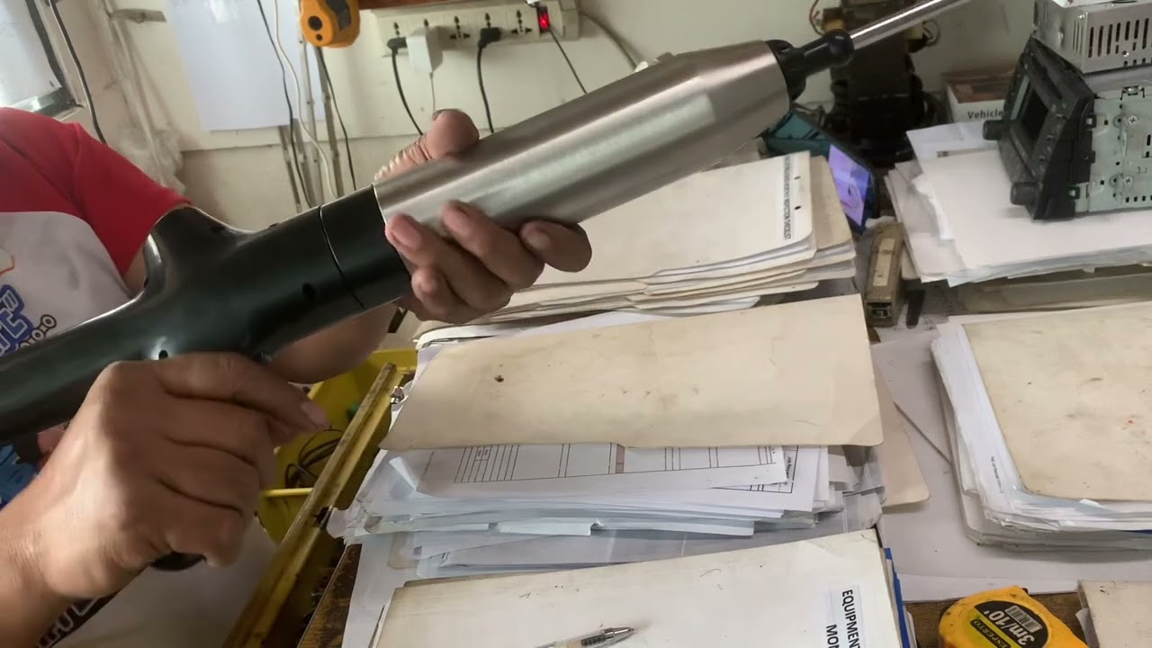 DIY air gun from toilet pump simple toys air gun