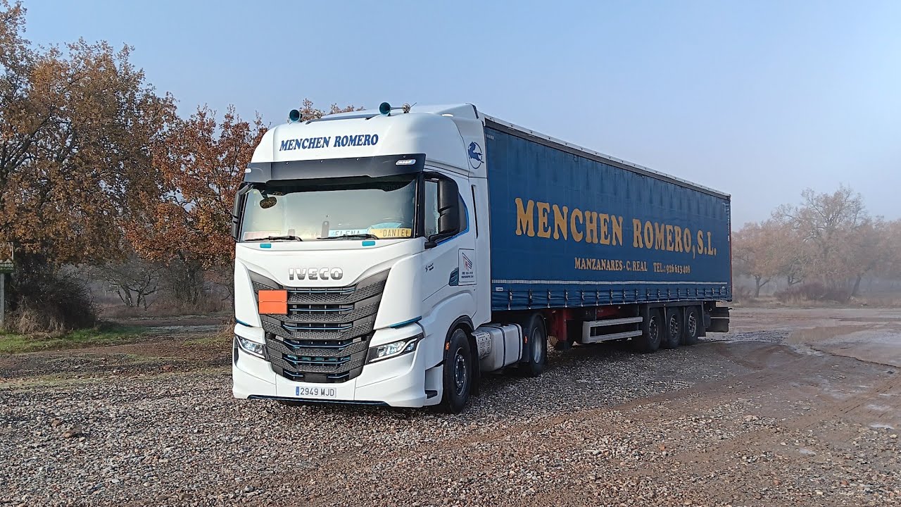 Viaje a Moron de La Frontera desde Puertollano, ⛽️La N420 es muy dura.🚛🦺♦️