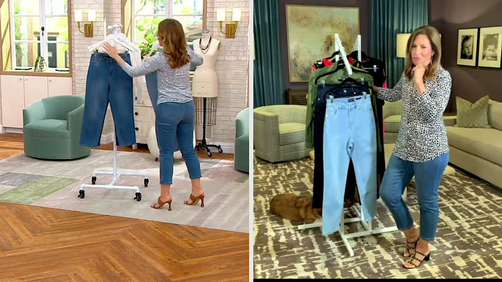 Susan Graver Stretch Denim Straight Leg Crop Jean on QVC