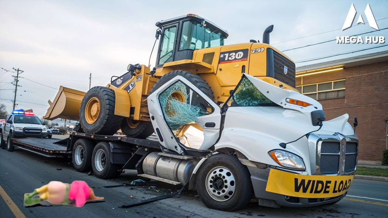 Опасные идиоты: самый быстрый грузовик и тяжёлая техника терпят неудачу | Экстремальные перевозки...