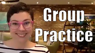 What questions should I ask before joining a group practice?