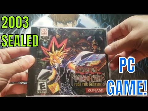 UNBOXING 2003 Yu-Gi-Oh! Power of Chaos: Yugi the Destiny PC Video Game! Prismatic PCY PROMO Cards?