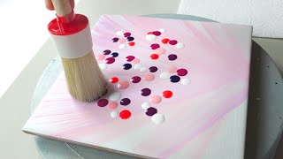 (853) How to Paint a Bouquet of Flowers | Fluid Acrylic | Painting for beginners | Designer Gemma77