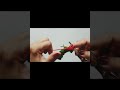 Crochet tulip Scrunchie #youtubeshorts #shorts