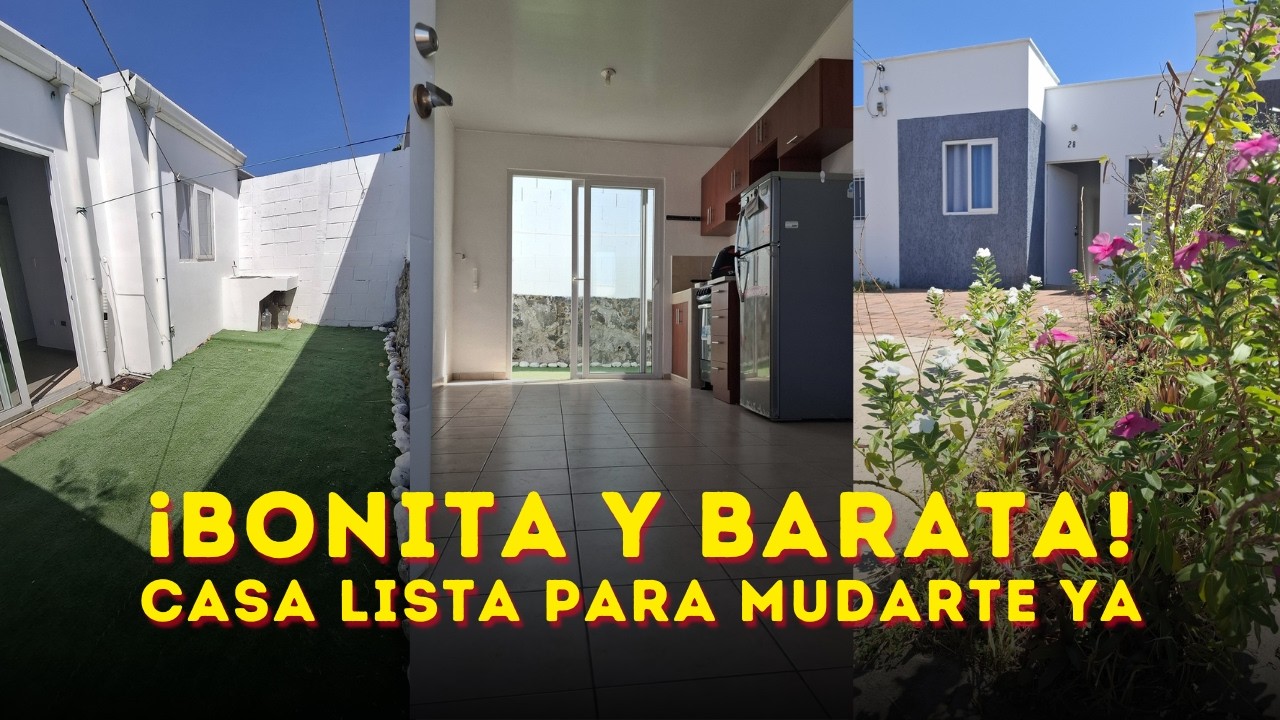 ¡CASA HERMOSA Y BARATA EN CIUDAD MARSELLA! 🏡🔥