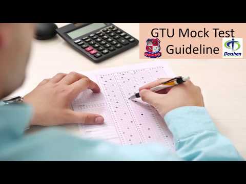 GTU Mock Test Guidelines