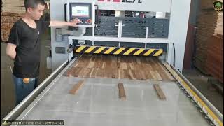 Máy ghép ngang cao tần băng tải liên tục WM-2513JHF cho xưởng nội thất!