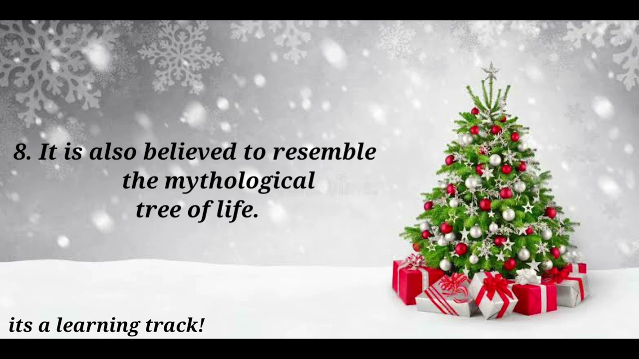 10 lines on Christmas tree (in english)