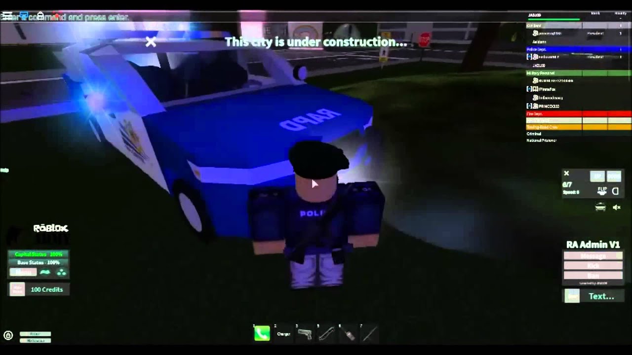 [RA] Roblox Cops - YouTube
