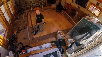 Herringbone Flooring Timelapse