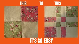 Turn a 4 patch into a disappearing 4 patch