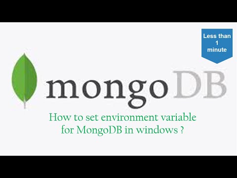 How to set environment variable for MongoDB in windows | MongoDB setting up the Environment Variable