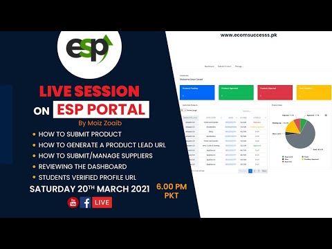 Live session on ESP Portal