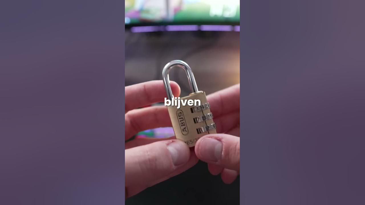 Nieuwheid Onnauwkeurig Visa Ik Leerde Blind Een Slot Kraken - YouTube