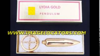 LYDIA gold dowsing pendulum