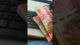 Bali's Big Bucks: The 100K Rupiah Showoff!  #shorts