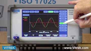 Vitrek Power Analyzer Screen Detail