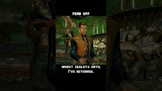 fend off — Dragon age : Inquisition dialogue scene