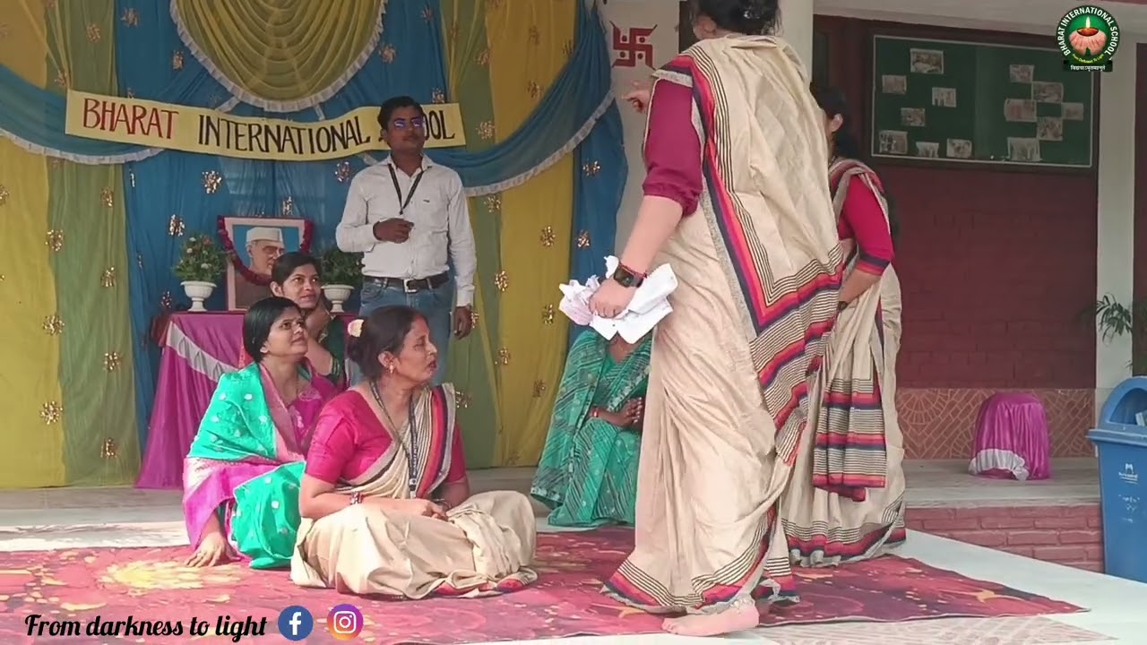 Funny 😂 act by teachers on Children's Day... HAPPY CHILDREN'S DAY 🎉#bharatinternationalschool09#act