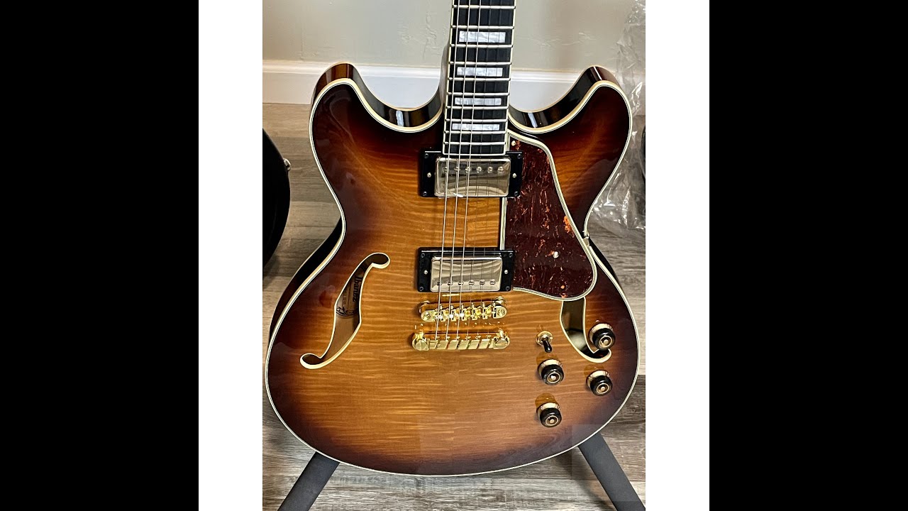 This new Ibanez AS93FM Violin Sunburst Is Amazing! - YouTube