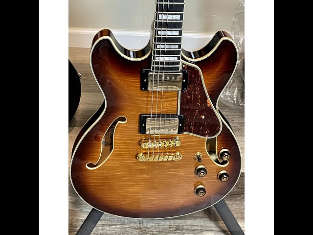 This new Ibanez AS93FM Violin Sunburst Is Amazing! - YouTube