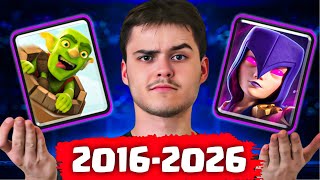 Playing the WORST Card from Every Year of Clash Royale