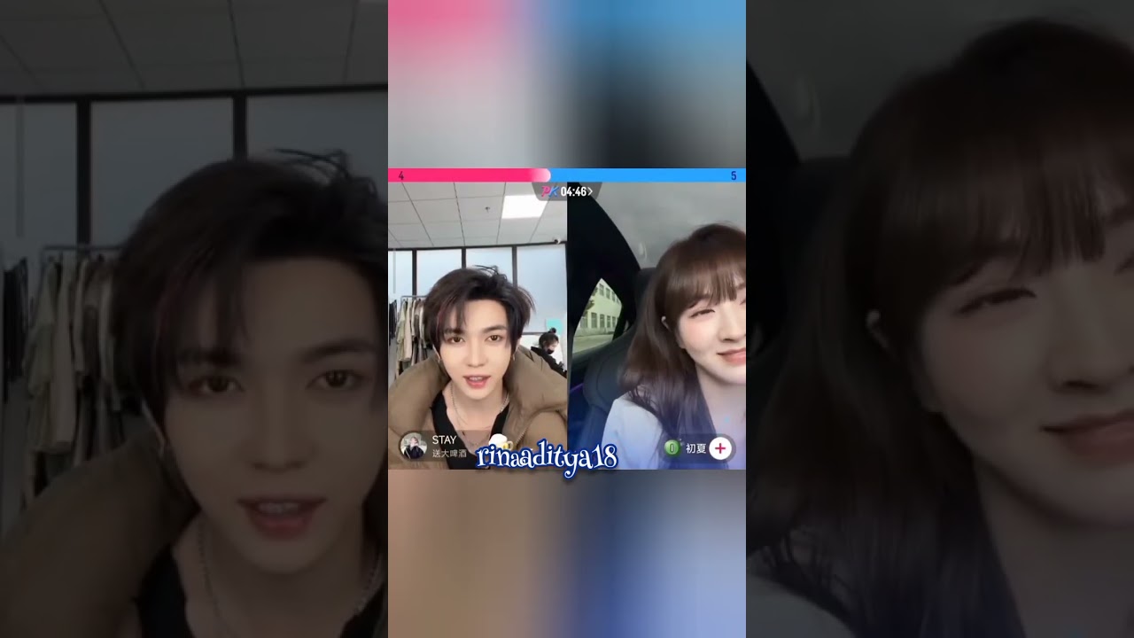 Ye haoran live douyin 28/2 with chu xia #叶皓然 #yehaoran #chinesedrama #chineseactor #aktorchina 