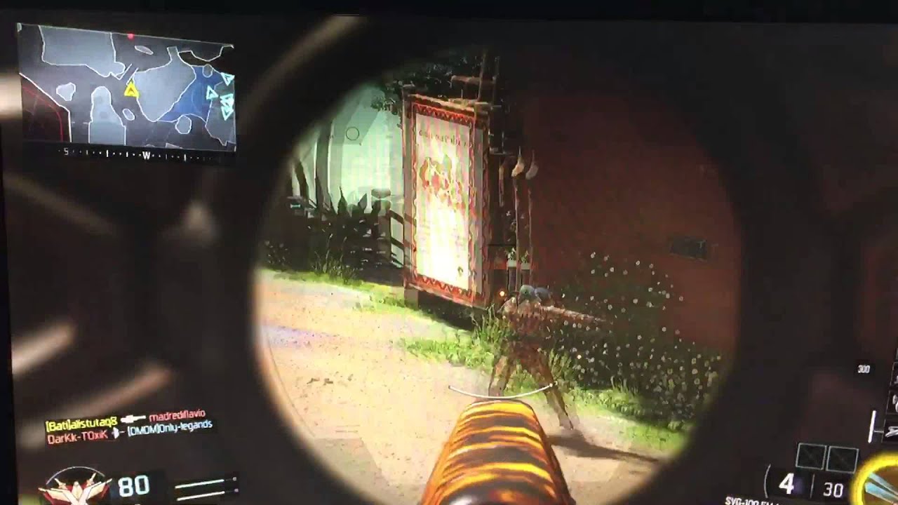 black ops 3 sniper SVG-100 qkzoom kill 5 in 10s