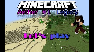 Minecraft:Aether Legacy-1 серия- первая ночь в деревни