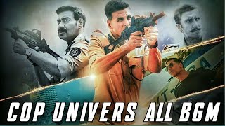 THE COP UNIVERS ALL BGM SCORE // SIMMBa  XSINGHAM XINDAN POLICE FORCEXSOORYAVANSHI//AKSHAY KUMARAJAY