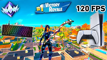 Fortnite Unreal Ranked Reload On PS5 | Keyboard & Mouse Gameplay | 120 FPS | 4K