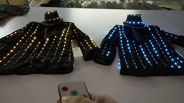 TC-019 LED jacket with LED hat For Indian customer ageing test