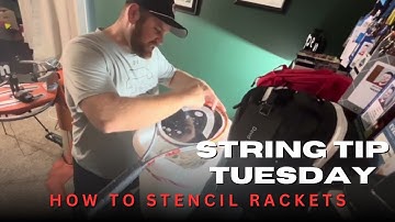 String Tip Tuesday: How to stencil a tennis racket | Head Tennis | Read Radical