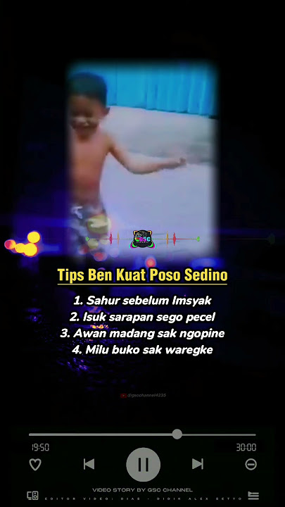 Tips Ben Kuat Poso Sedino Story Lucu || #shortvideo #story #storywa #videostory  #storyvideo #fyp