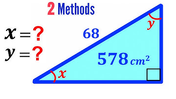 Can you find angles X and Y? | (2 Methods) | #math #maths | #geometry