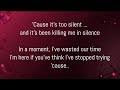 Half of my heart  - Josh Makazo ( LYRICS )