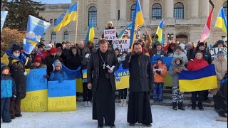 Reginans rally in support of Ukraine