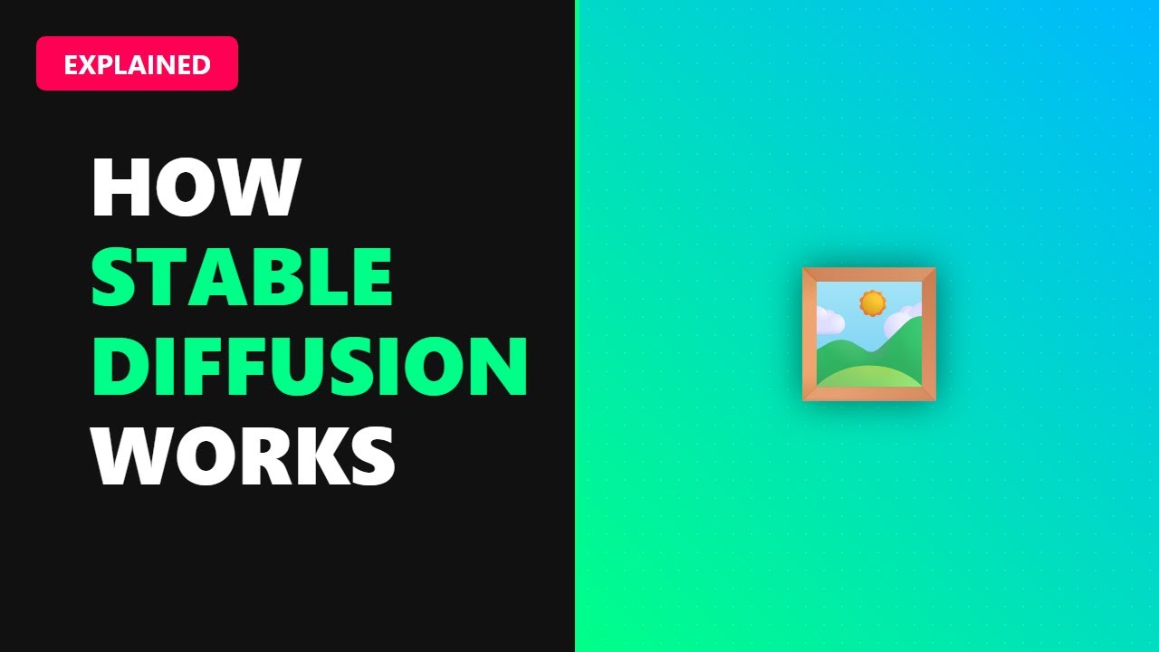 Как работает стабильная диффузия: объяснение генерации изображений с помощью ИИ.