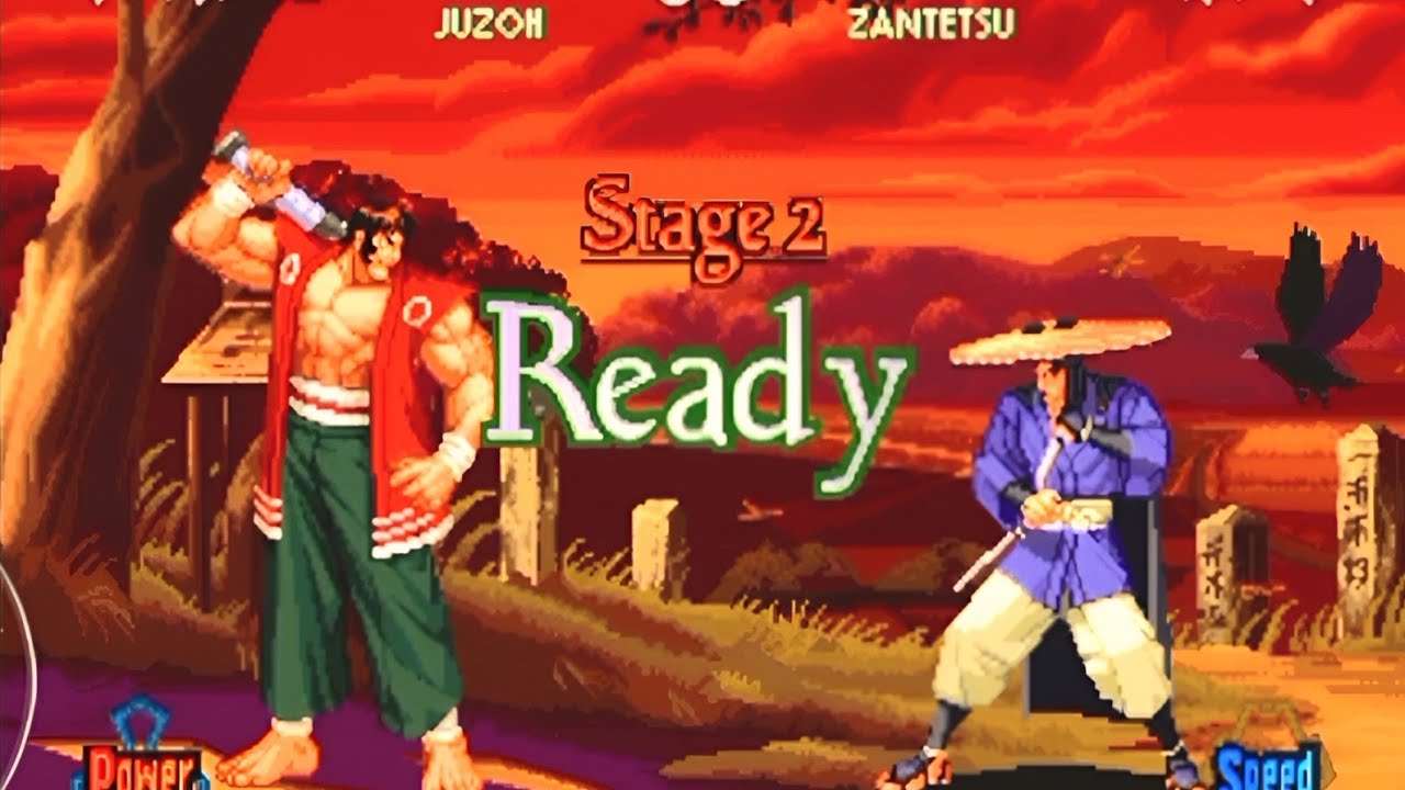 [Last Blade 2]Juzoh vs Zantetsu 4k 60FPS/Acrade 