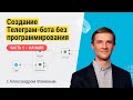 Создание Телеграм бота с помощью n8n с Александром Фоминым, часть 1