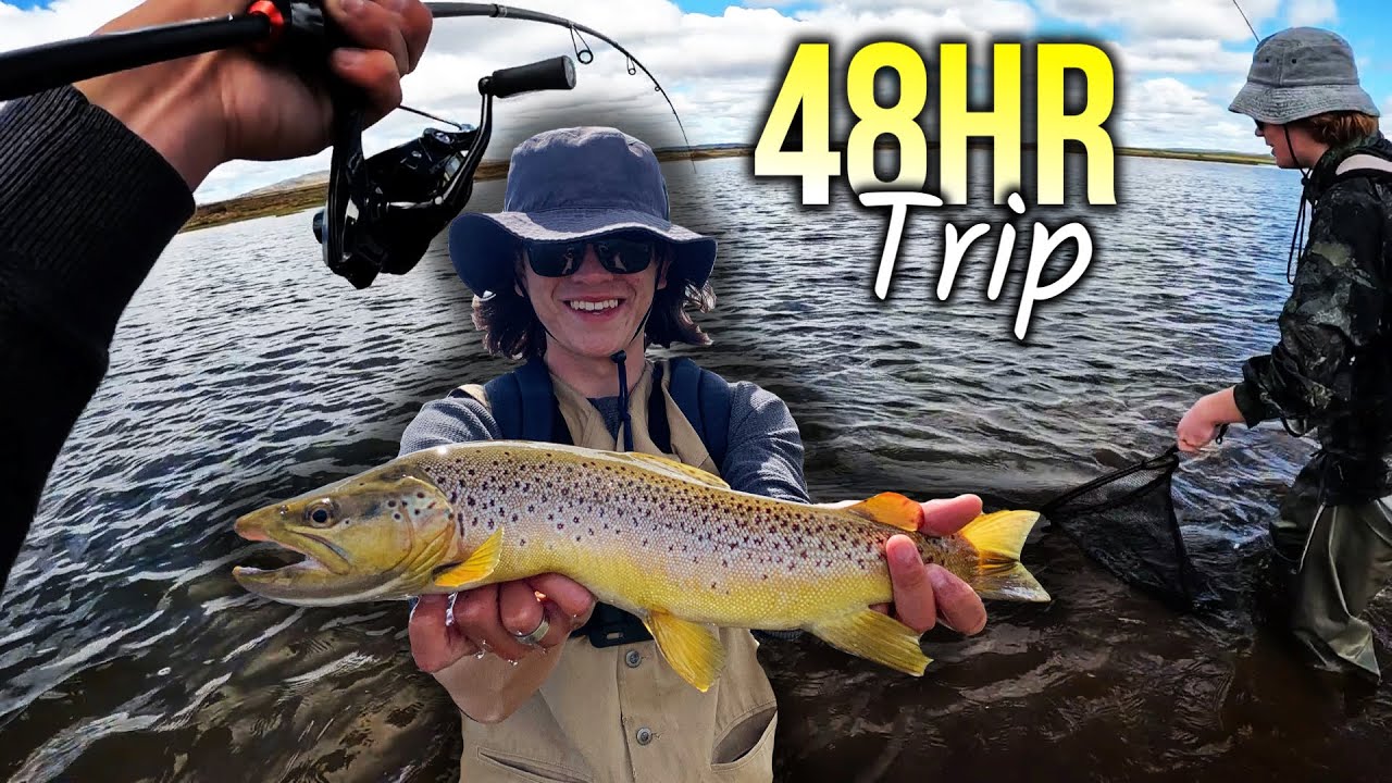 48HR Highland Trout Fishing Tasmania!! - YouTube