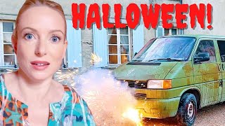 TURNING A FRENCH CHATEAU INTO A HAUNTED HOUSE FOR HALLOWEEN!
