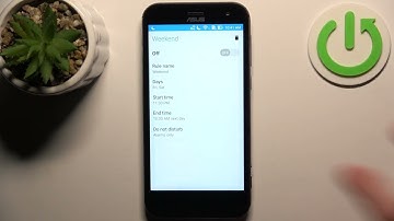 How to Manage Do Not Disturb in Asus Zenfone Zoom - DND Rules