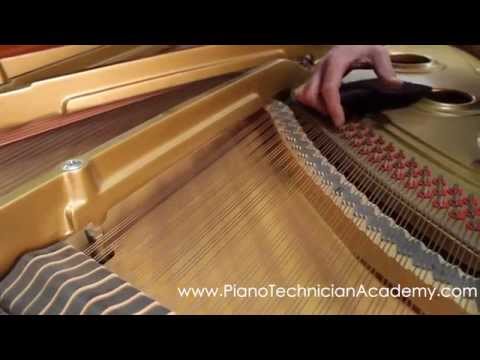 How to Clean Rusty Piano Strings