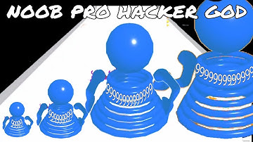 NOOB VS PRO VS HACKER VS GOD   in Spiral Hero!